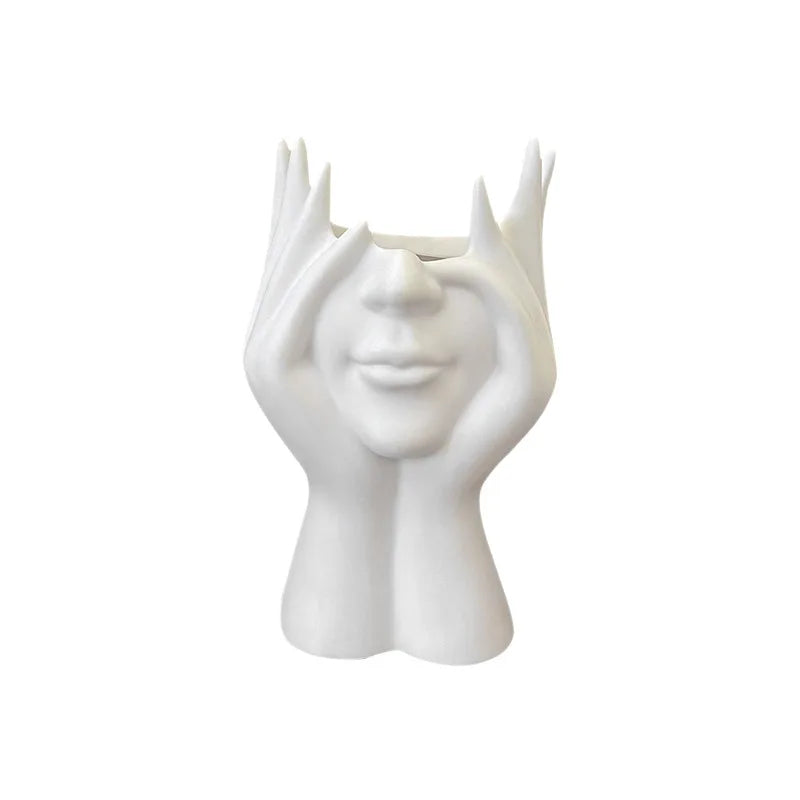 "Human Body Art" Pen & Brush Holder - Exclusive, Sculptural Organizer for your Desk or Vanity.