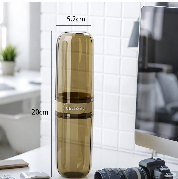 Travel Toothbrush Case – Hygienic Protective Container for Toothbrush & Toothpaste, ideal for on the go.