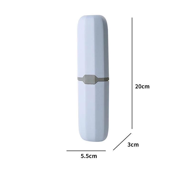 Travel Toothbrush Case – Hygienic Protective Container for Toothbrush & Toothpaste, ideal for on the go.