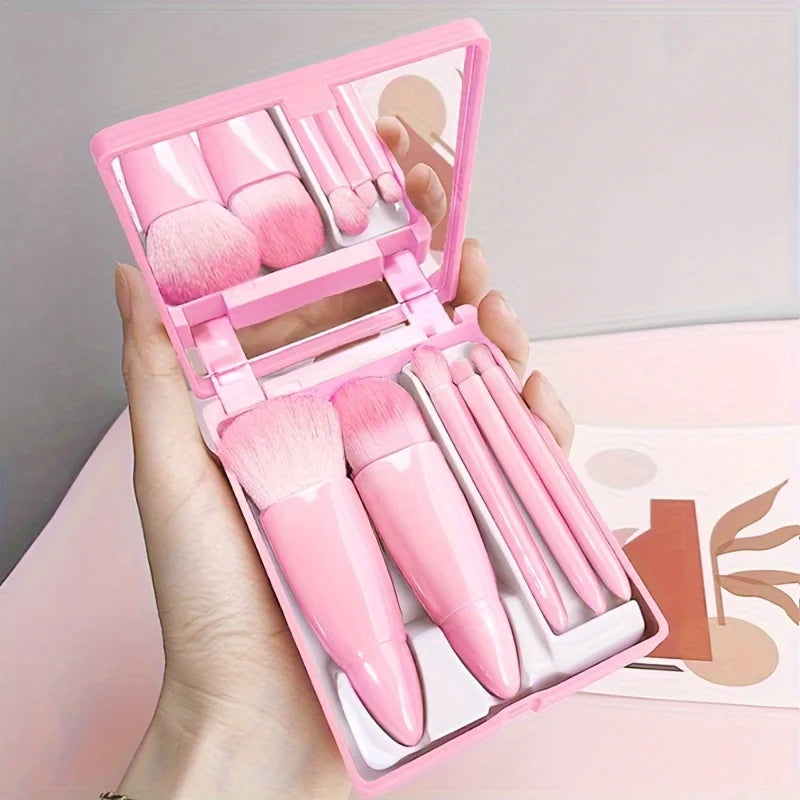 Compact Makeup Brush Set (5-piece)