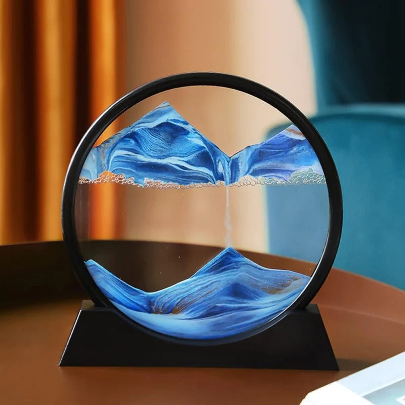 Clessidra 3D con Sabbia Cinematica