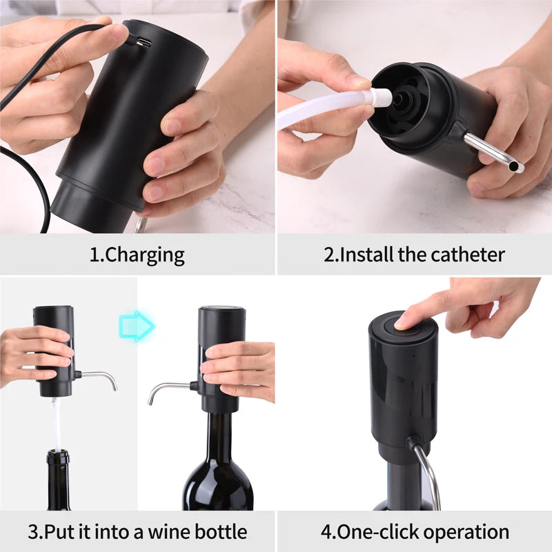 Elektrischer Wein-Dekanter & Belüfter – Perfekter Genuss auf Knopfdruck