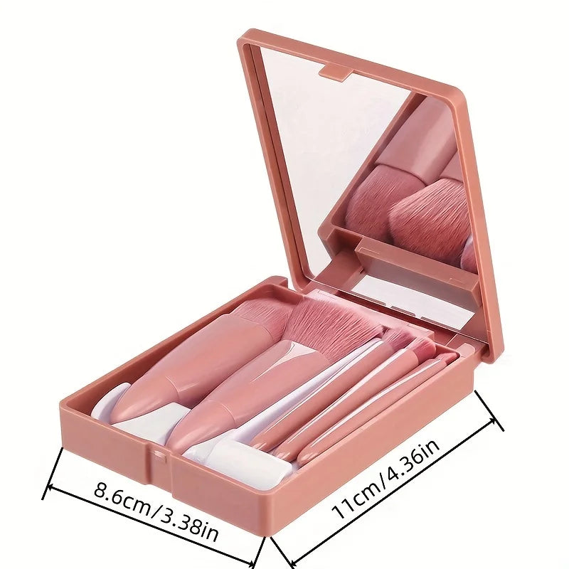 Kompakt-Make-up-Pinselset (5-tlg.)