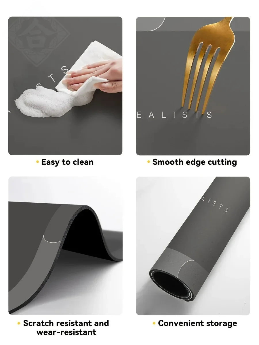 Tappetino da bagno in terra diatomacea super assorbente antiscivolo ad asciugatura rapida tappeto morbido per doccia lavanderia camera da letto cucina camper bagno