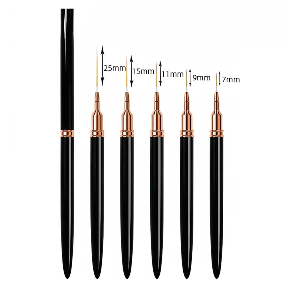 Nail Art Liner Set (5-piece)