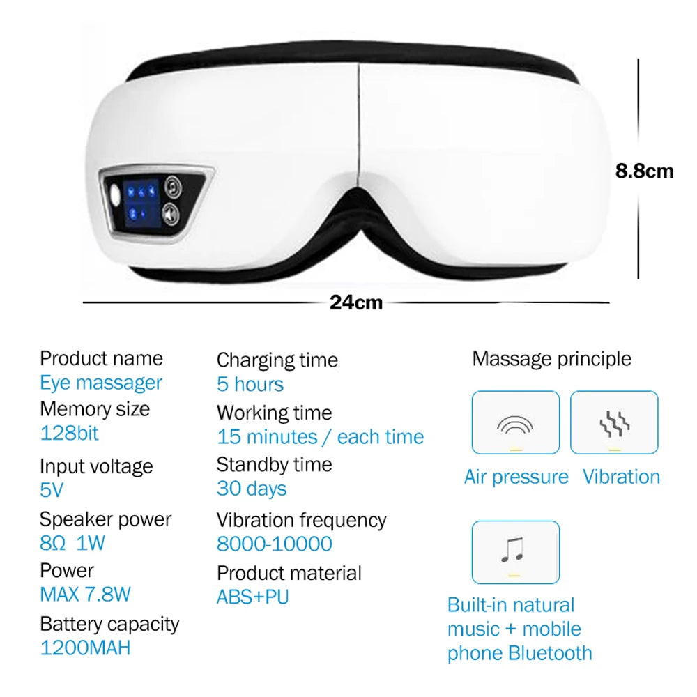 Smart 6D Eye Massager – Pure Relaxation