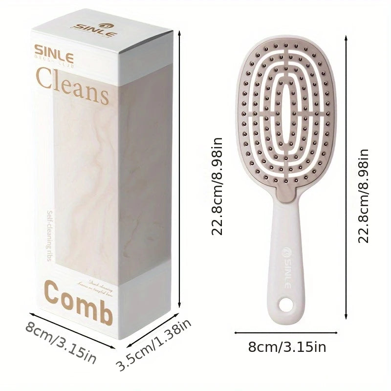 Self-Cleaning Rib Comb Air Cushion Brush
