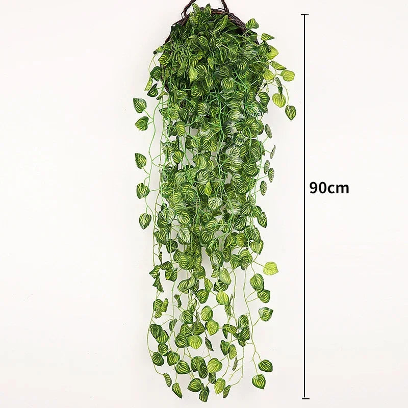 Artificial Hanging Plant (90 cm) – Decorative Ivy Garland for a Green Ambiance at Home or Events.