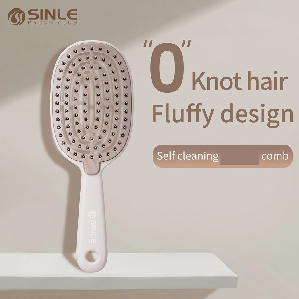 Self-Cleaning Rib Comb Air Cushion Brush