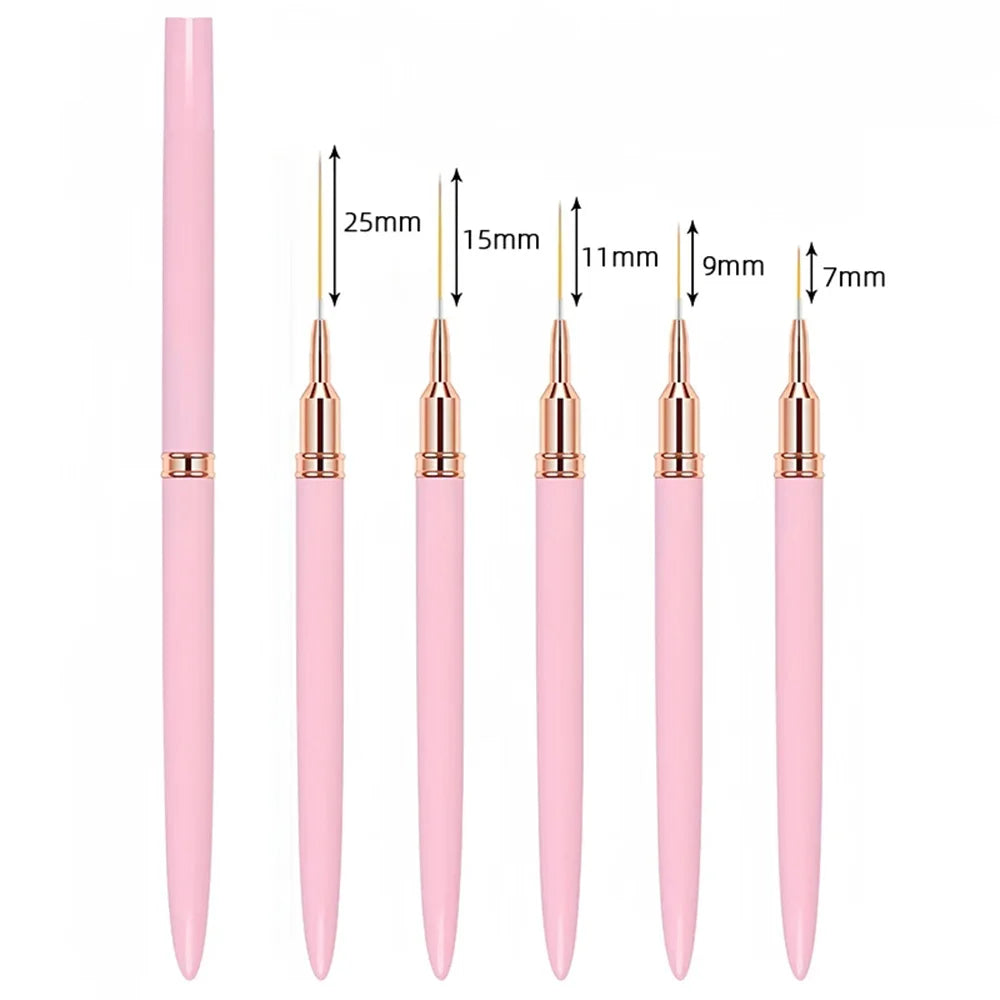 Nail Art Liner Set (5-piece)