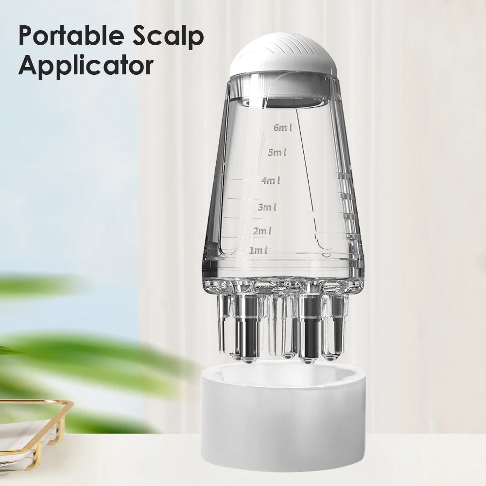 Applicatore per la ricrescita dei capelli sul cuoio capelluto