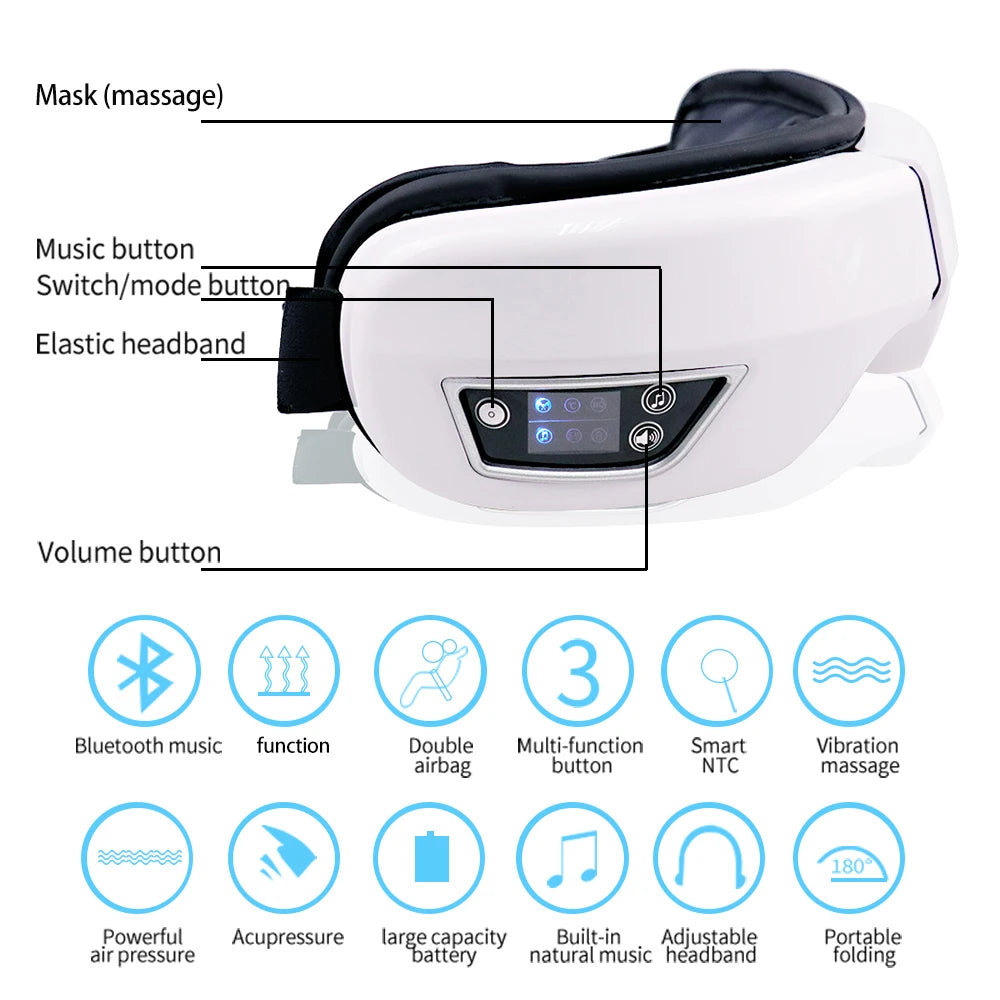 Smart 6D Eye Massager – Pure Relaxation