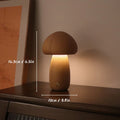 Luce Notturna a Tocco a Forma di Fungo in Legno