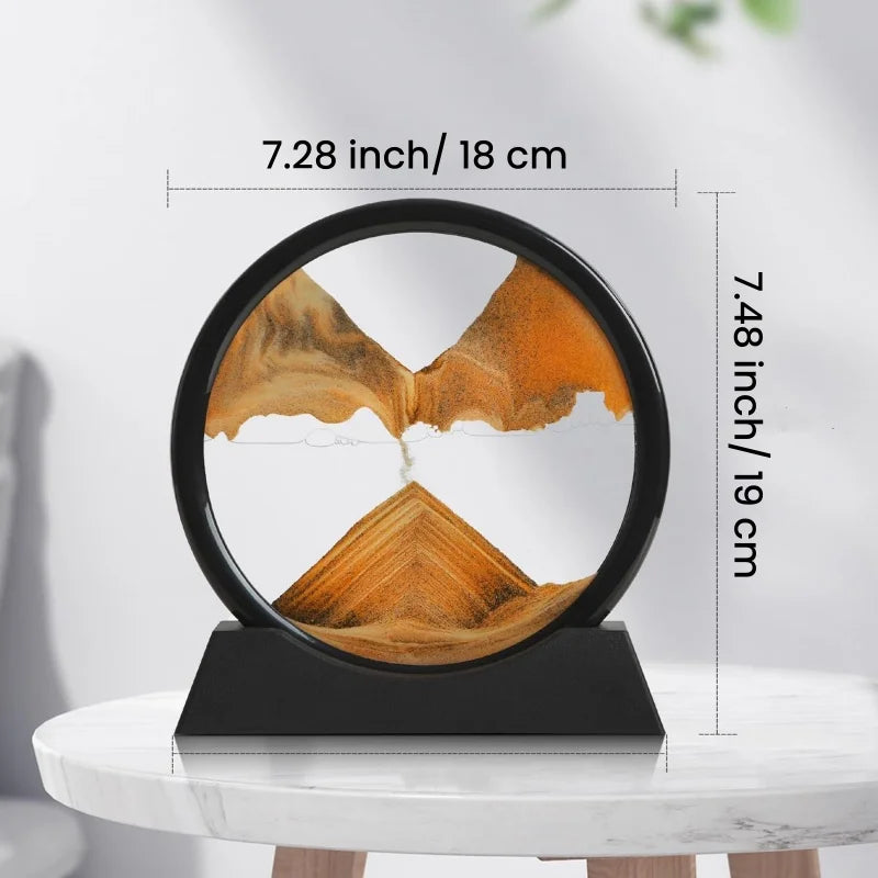 3D Moving Sand Art Hourglass