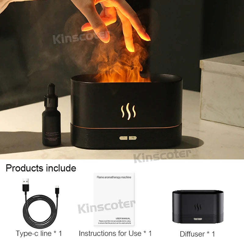 Flame Diffuser – Smart Aroma Diffuser with Flame Effect