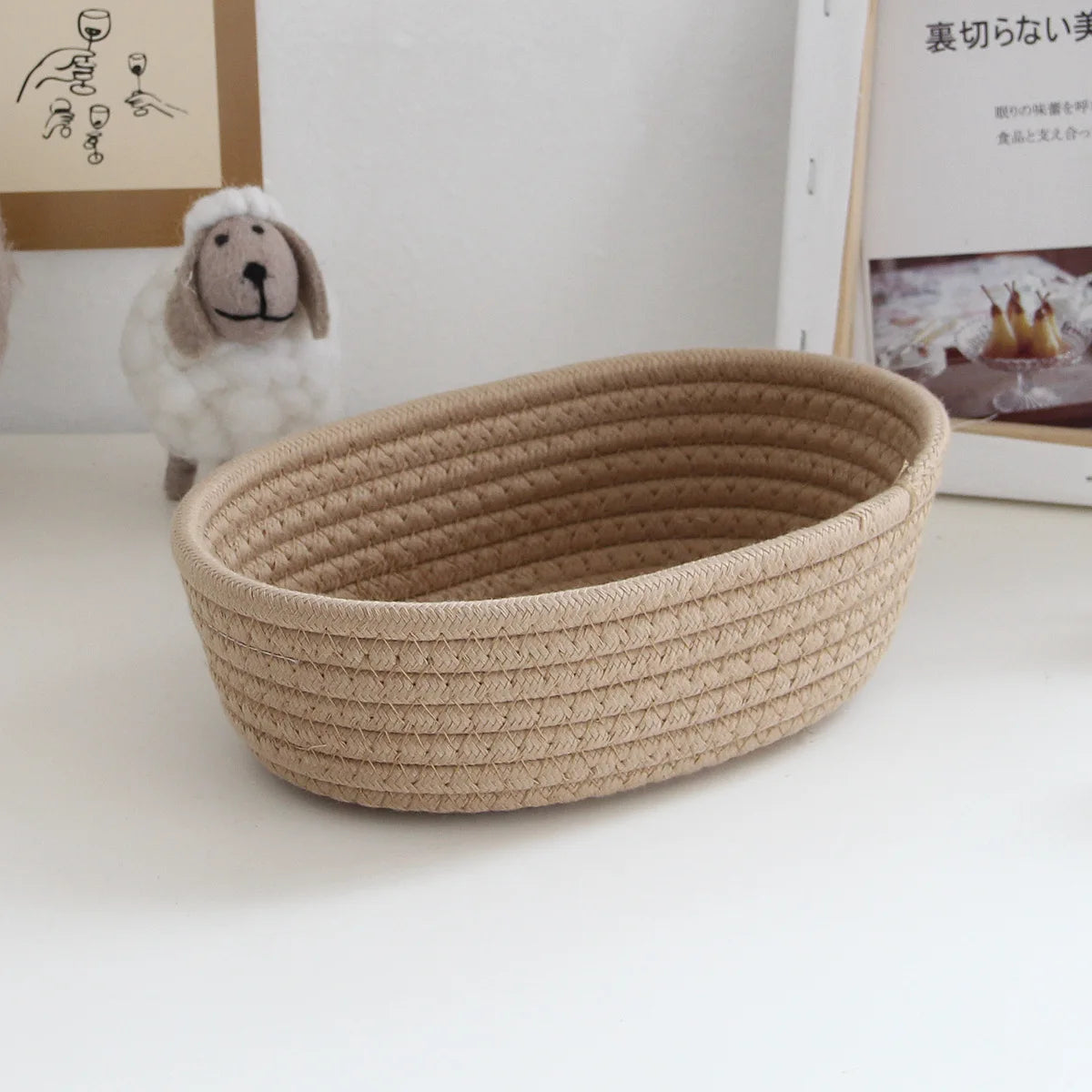 Decorative Storage Baskets - Cotton Rope Set