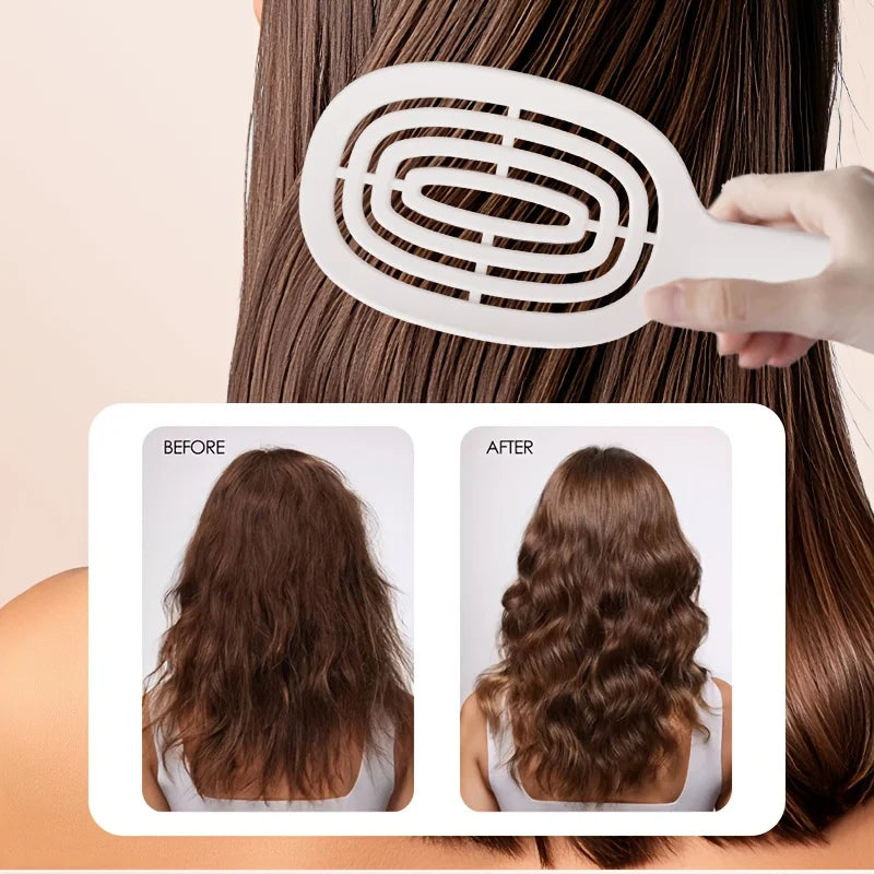 Self-Cleaning Rib Comb Air Cushion Brush