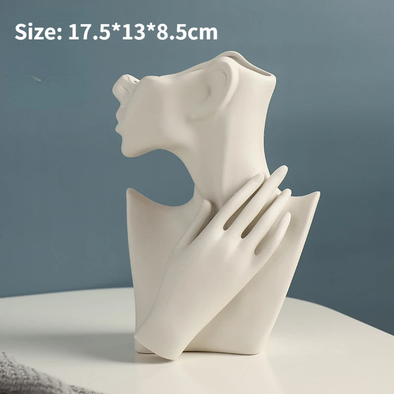 Sculptural Ceramic Vase – Female Silhouette