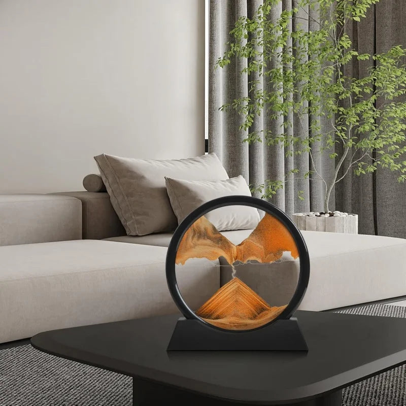 Clessidra 3D con Sabbia Cinematica