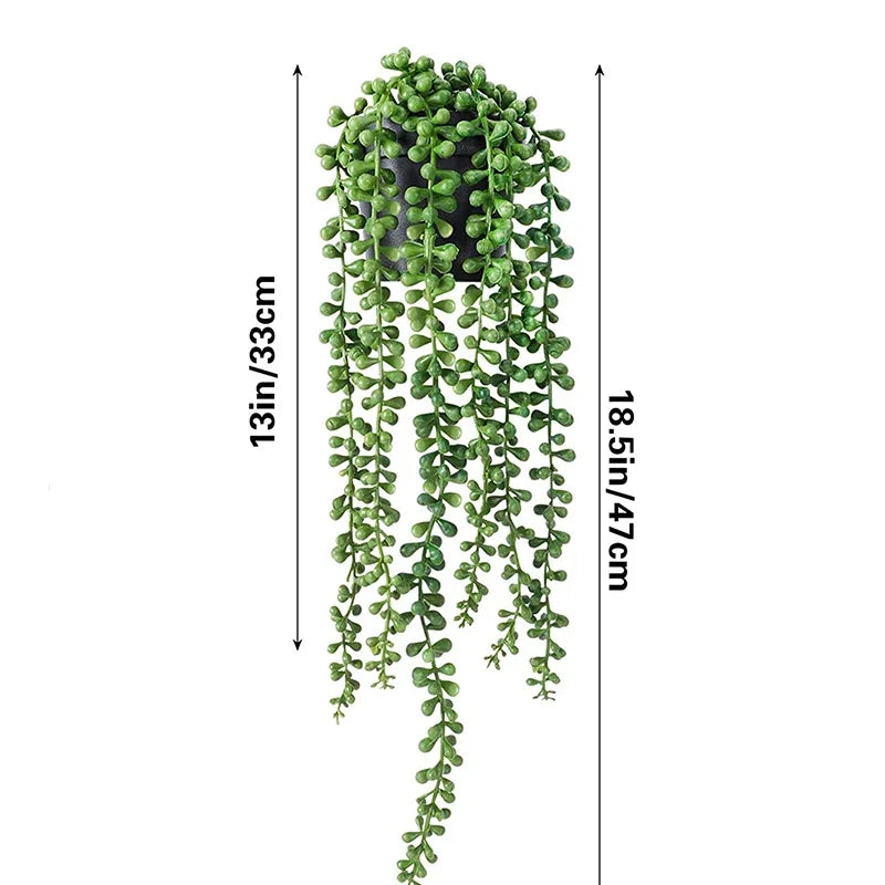 Artificial Hanging Plant (90 cm) – Decorative Ivy Garland for a Green Ambiance at Home or Events.