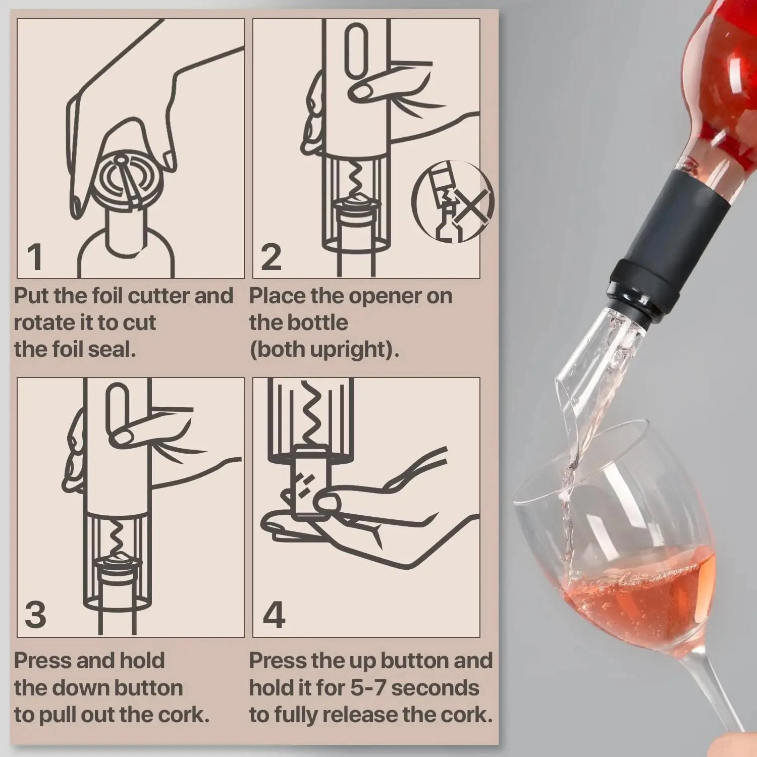 Electric Wine Opener – Elegance Meets Convenience