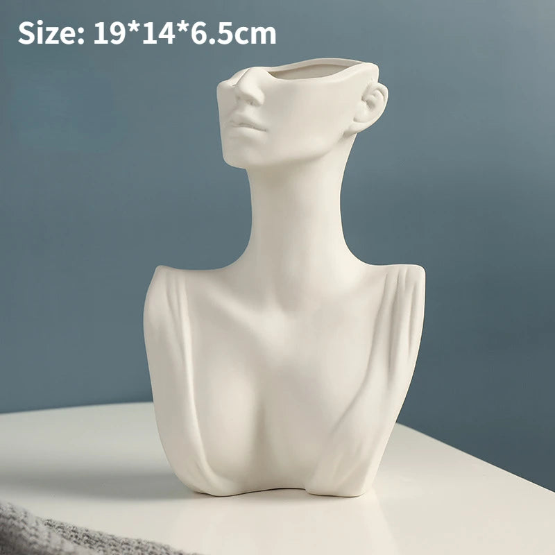 Sculptural Ceramic Vase – Female Silhouette