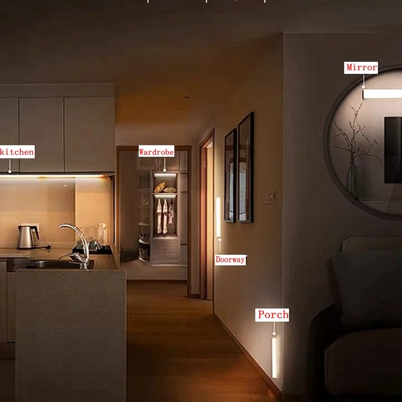 Luce Notturna a LED Wireless con Sensore di Movimento