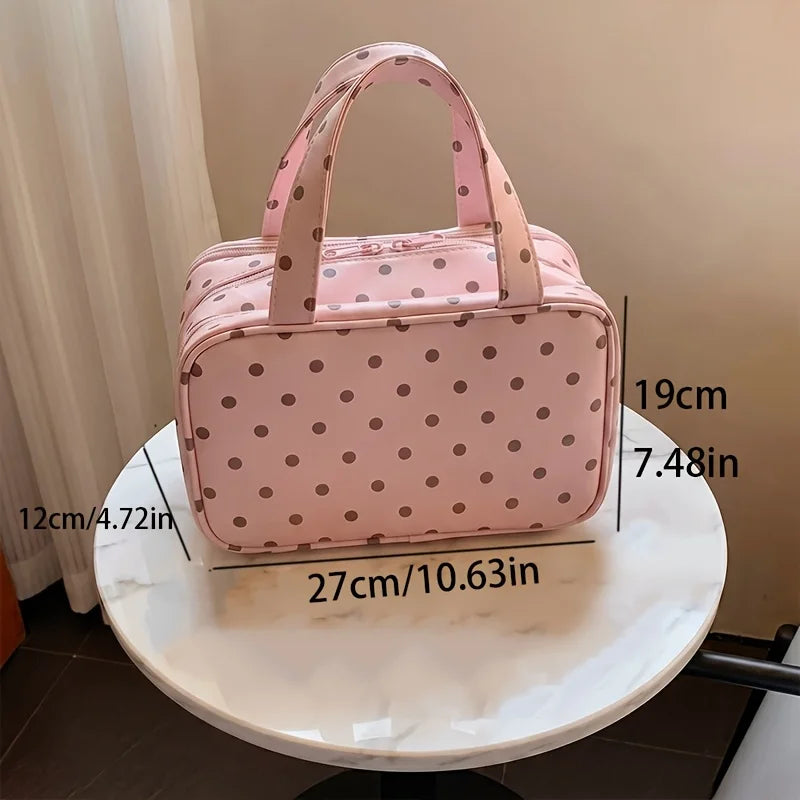 Polka Dot Women Makeup Bag