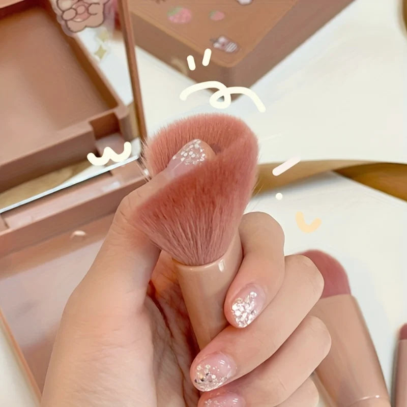 Kompakt-Make-up-Pinselset (5-tlg.)