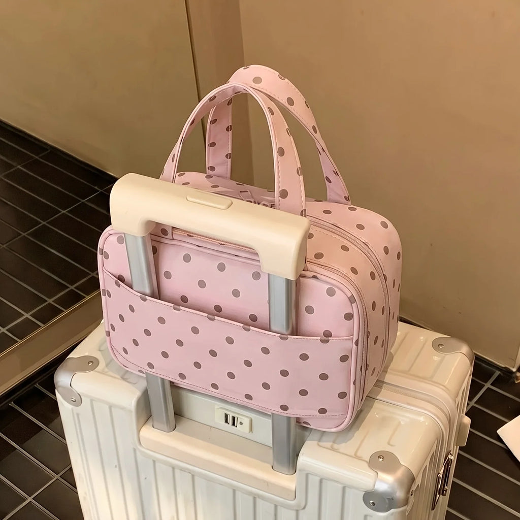 Polka Dot Women Makeup Bag