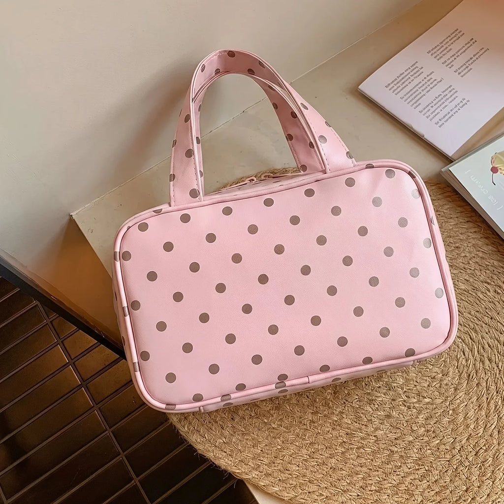 Polka Dot Women Makeup Bag