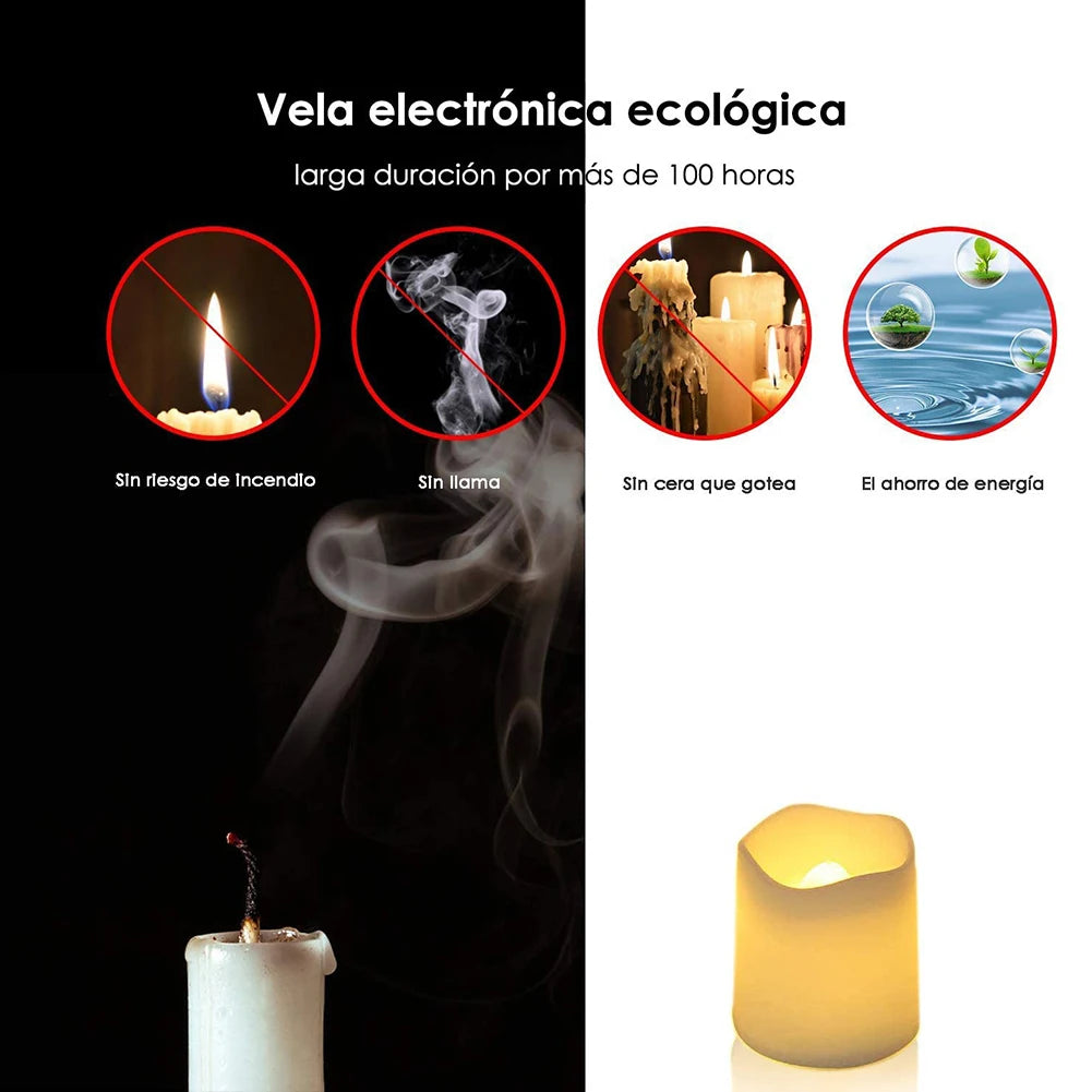 24Pcs/Set Flameless LED Candle