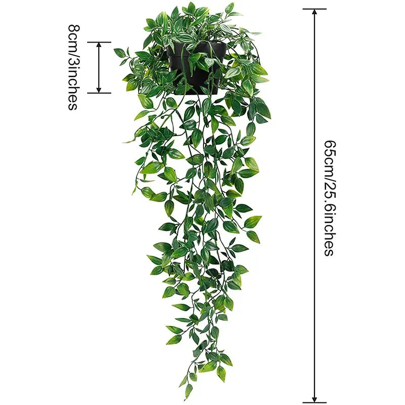 Artificial Hanging Plant (90 cm) – Decorative Ivy Garland for a Green Ambiance at Home or Events.