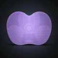 Silicone Apple-Shaped Makeup Brush Cleaner Pad