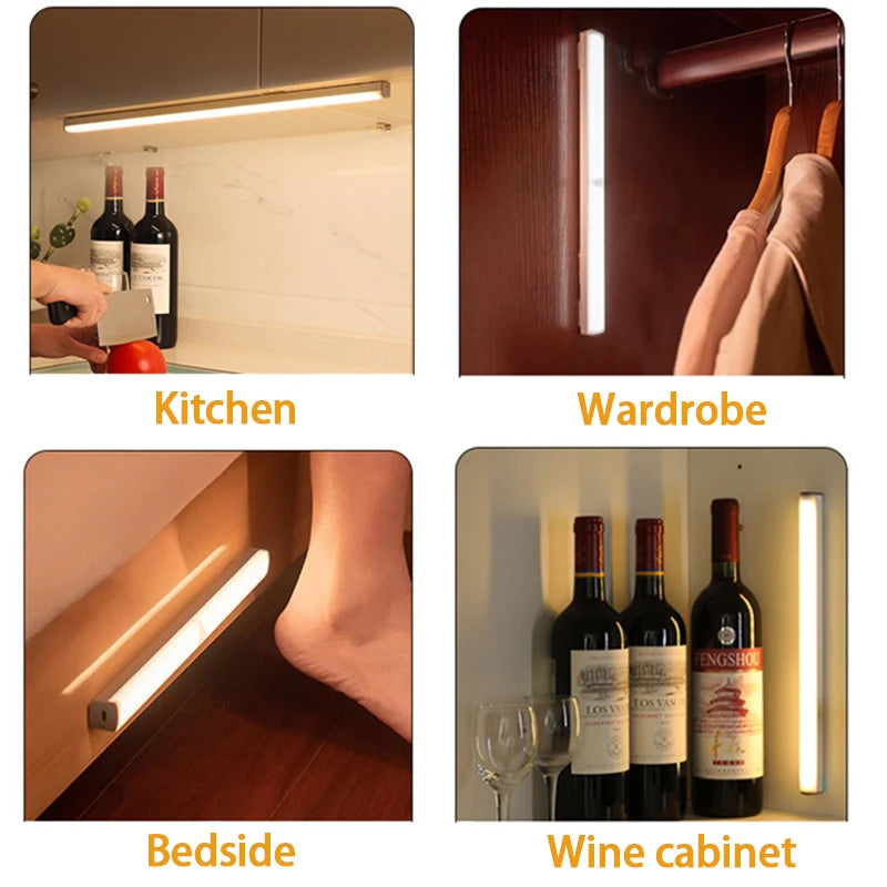 Luce Notturna a LED Wireless con Sensore di Movimento