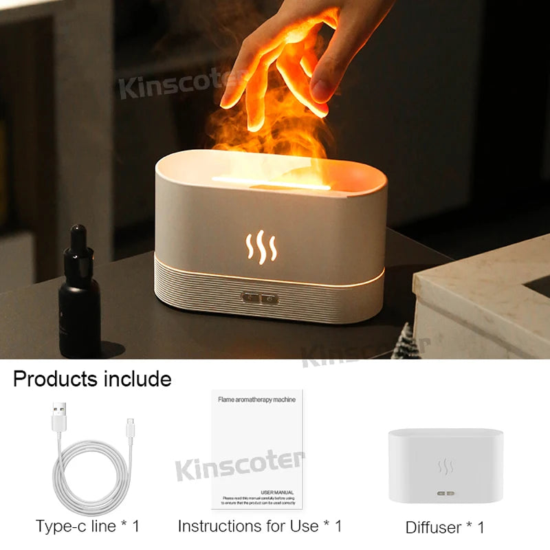 Flame Diffuser – Smart Aroma Diffuser with Flame Effect