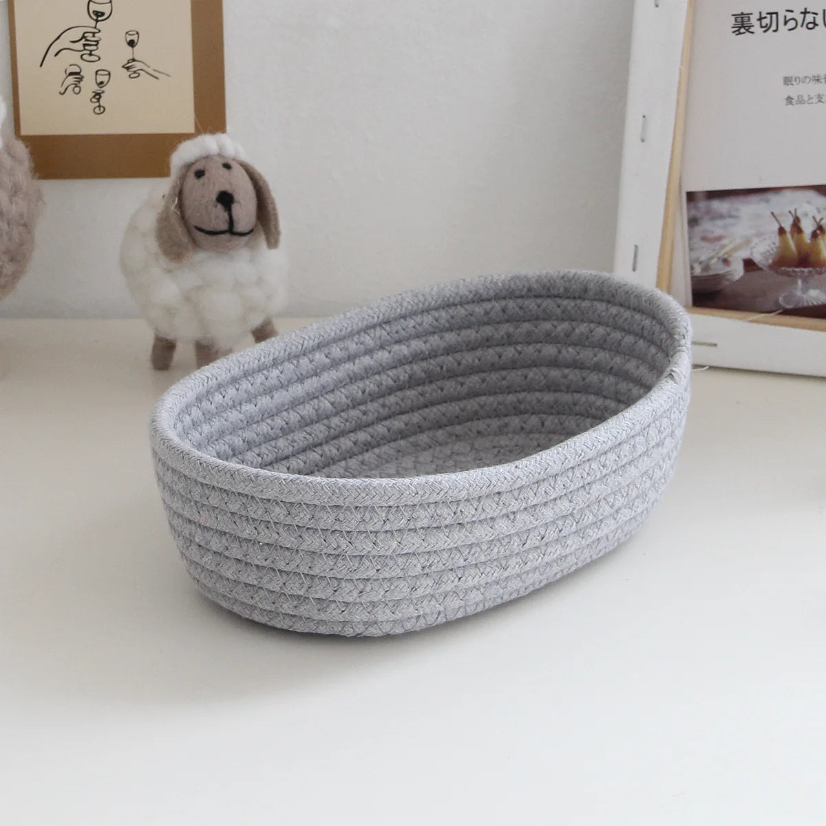 Decorative Storage Baskets - Cotton Rope Set
